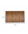 Alfombra de bambú (70x40 cm) - Marrón