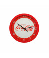 Reloj pared Coca-Cola Ø36 cm borde rojo