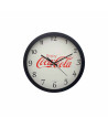 Reloj pared Coca-Cola Ø36 cm marco negro