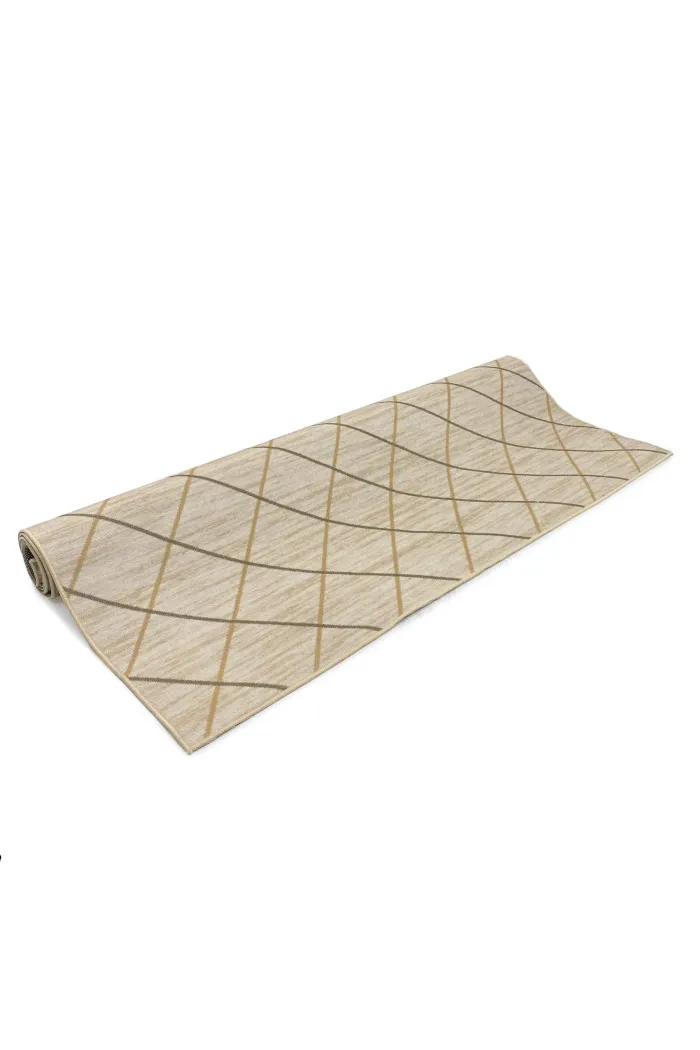Alfombra chenilla (200x140 cm) triángulos