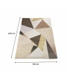 Alfombra chenilla (230 x 160 cm) triángulos