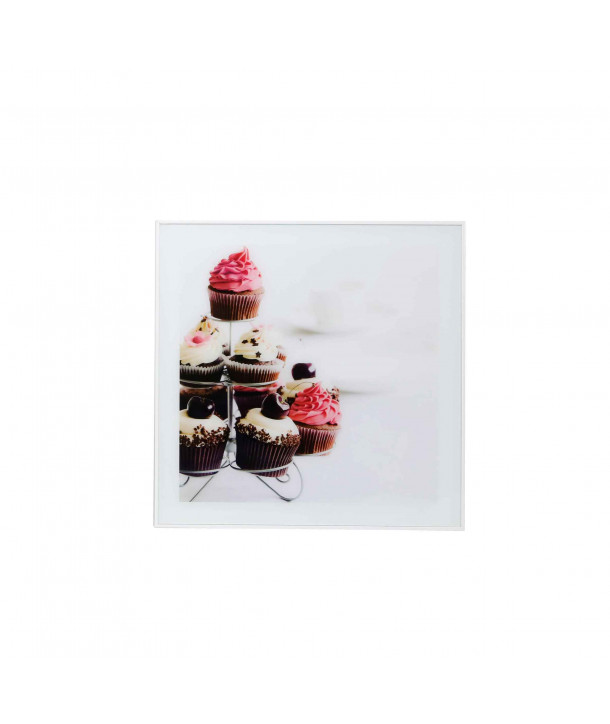 Cuadro decorativo comida (50x50 cm) - Muffins