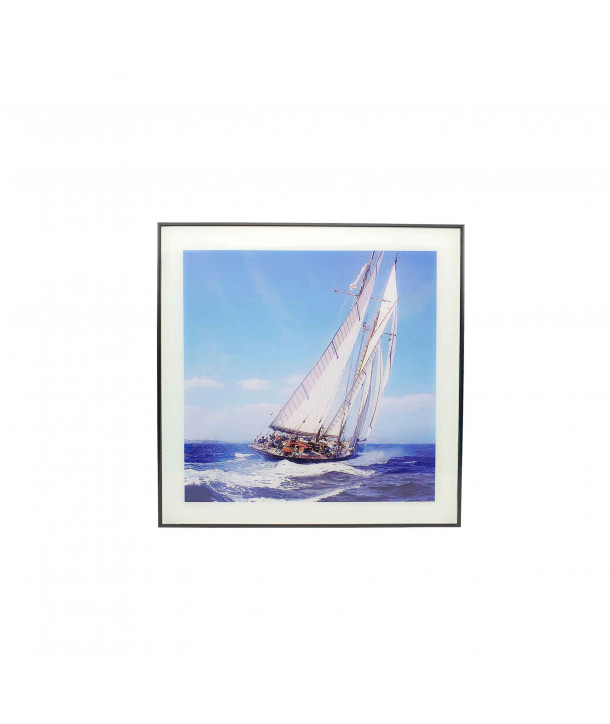 Cuadro decorativo (50x50 cm) - Barco navegando