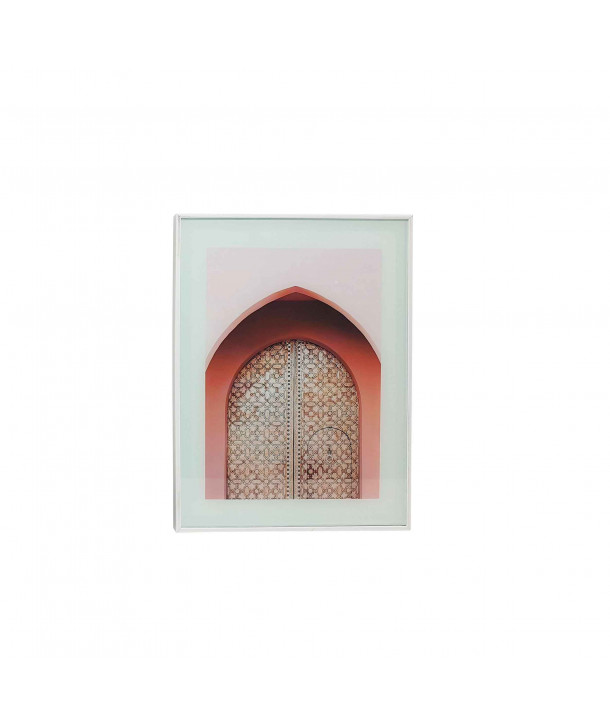 Cuadro decorativo rosa (40x30 cm) - Arco con puerta