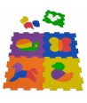Alfombra puzzle animales infantil 10 piezas (30 x 30 cm)