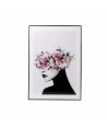 Cuadro decorativo Design (70x50 cm) - Mujer flores