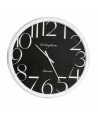 Reloj pared moderno Ø76 cm - Marco blanco