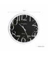Reloj pared moderno Ø76 cm - Marco blanco