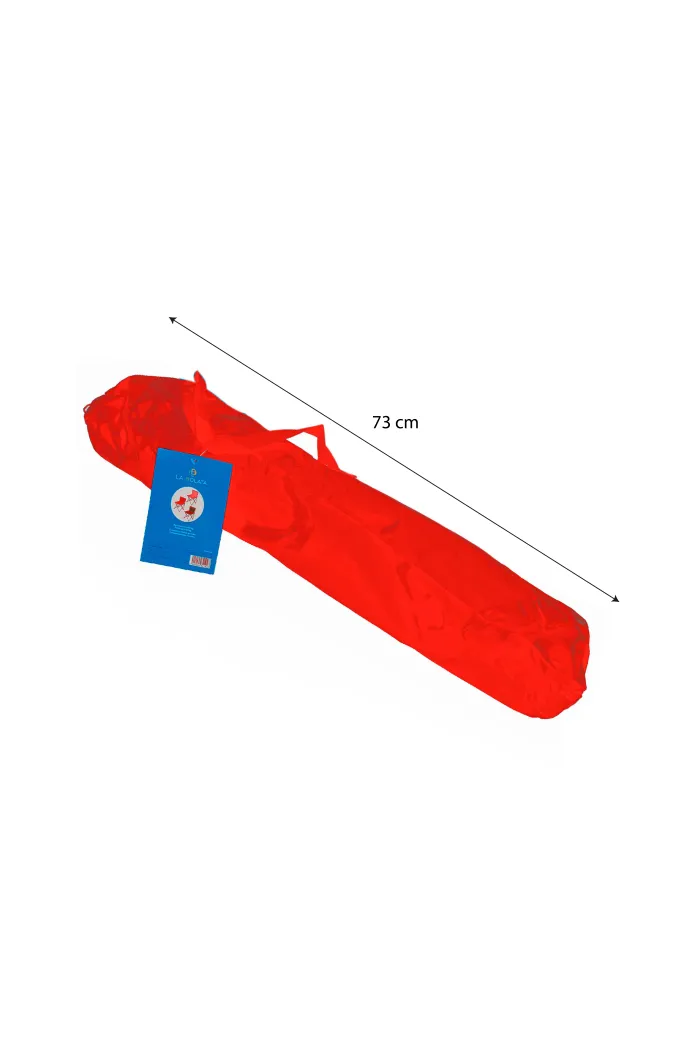 Silla de camping plegable roja