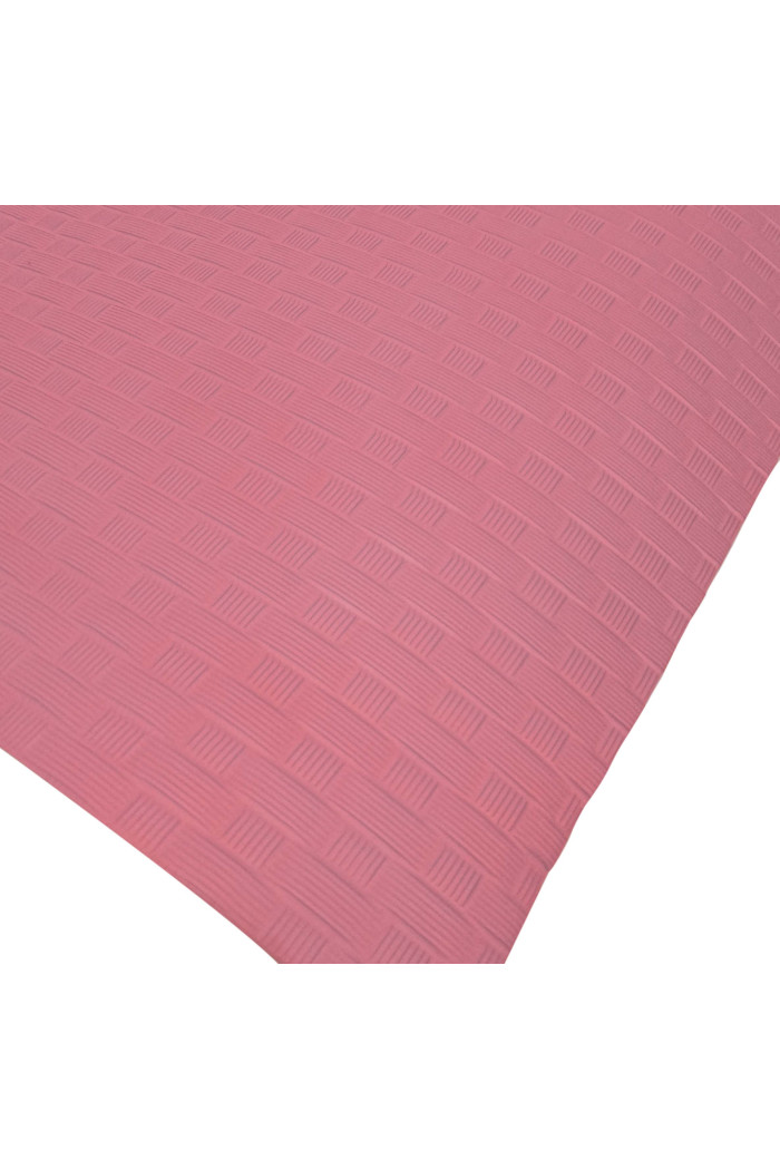 Esterilla de yoga antideslizante con correa (60 cm x 188 cm) - Rosa