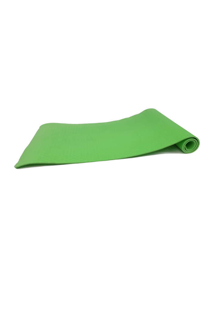 Esterilla de yoga antideslizante con correa (60 cm x 188 cm) - Verde