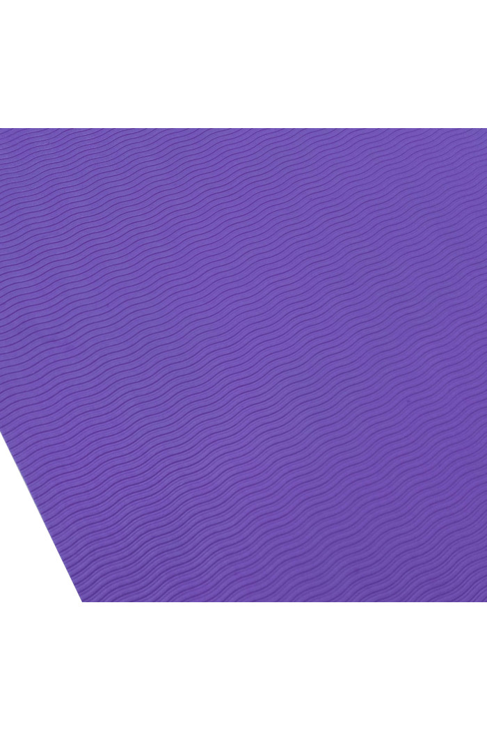 Esterilla de yoga antideslizante con correa (60 cm x 188 cm) - Morado