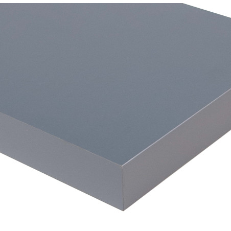 Estante gris de pared madera 80 cm