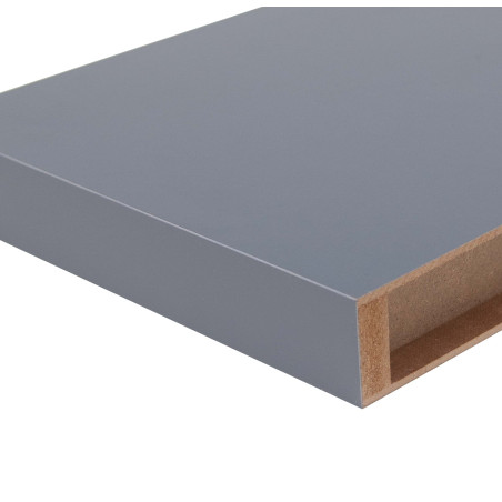 Estante gris de pared madera 80 cm