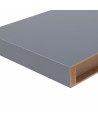 Estante gris de pared madera 60 cm