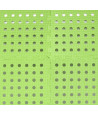 Alfombra puzzle 4 piezas agujeros verde (60 x 60 cm)