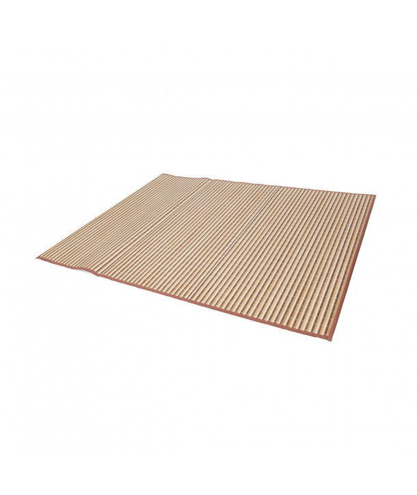 Alfombra de bambú (200x150 cm) - Tonos marrones