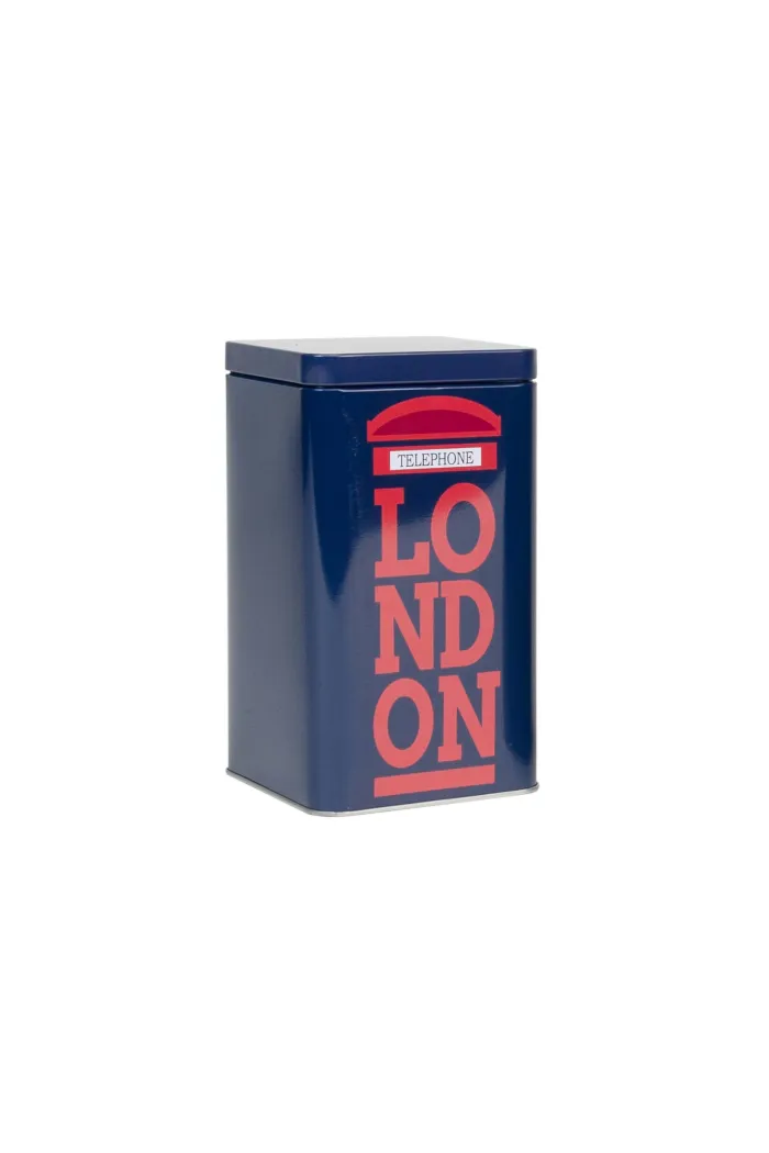 Bote cuadrado de metal - Telephone London