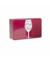 Caja de metal rectangular 20x13 cm - There is always time for a wine