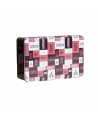 Caja de metal rectangular 20x13 cm - Tipos de café