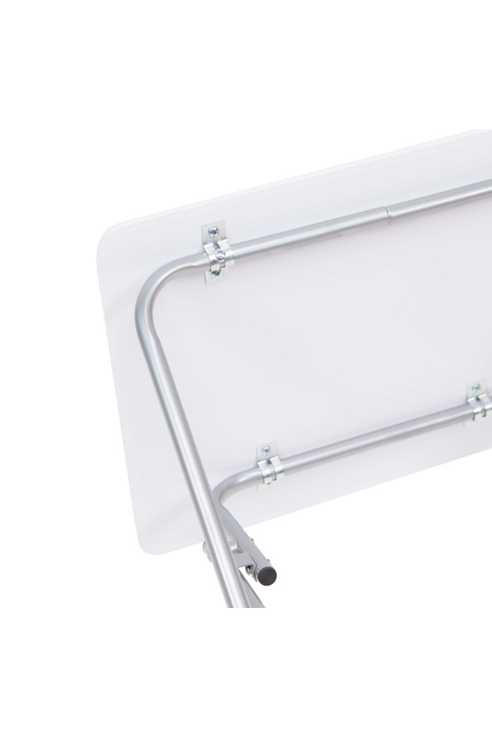 MESA PLEGABLE RECTANGULAR BLANCA