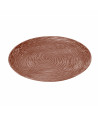 Plato bandeja (Ø29,5 cm) centro de mesa  – Espiral Marrón