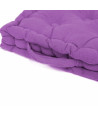 Cojín de suelo (40 x 40 cm)  liso violeta