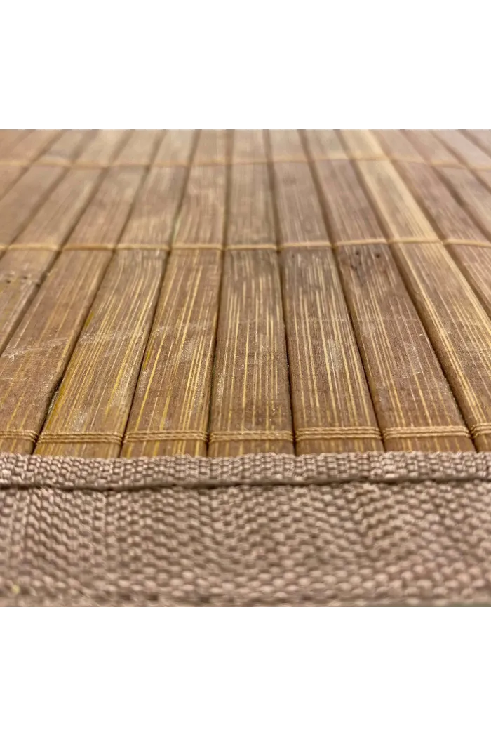 ALFOMBRA BAMBÚ MARRÓN MD.
