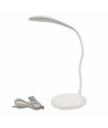Lámpara flexo LED recargable para escritorio - 47 cm
