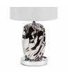 Lámpara para mesa con base de metal - Blanco