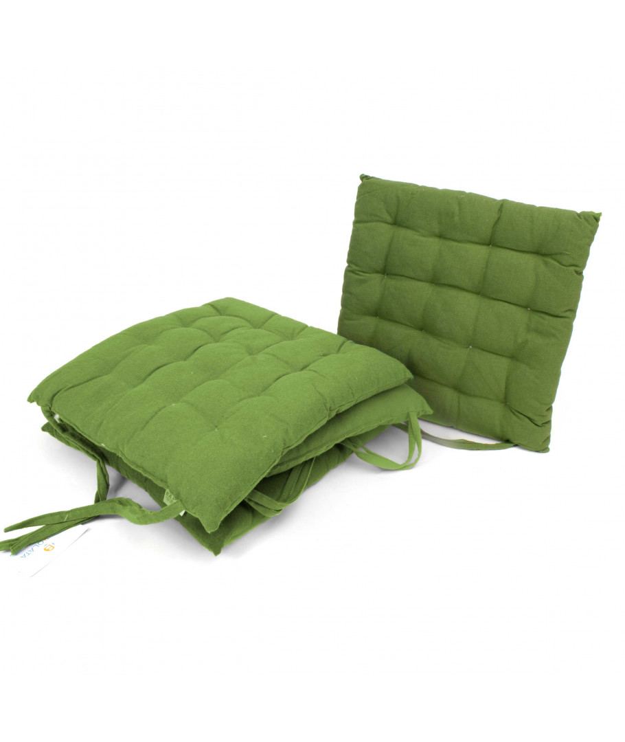 Comprar online - Cojín silla redondo verde - Muy Mucho