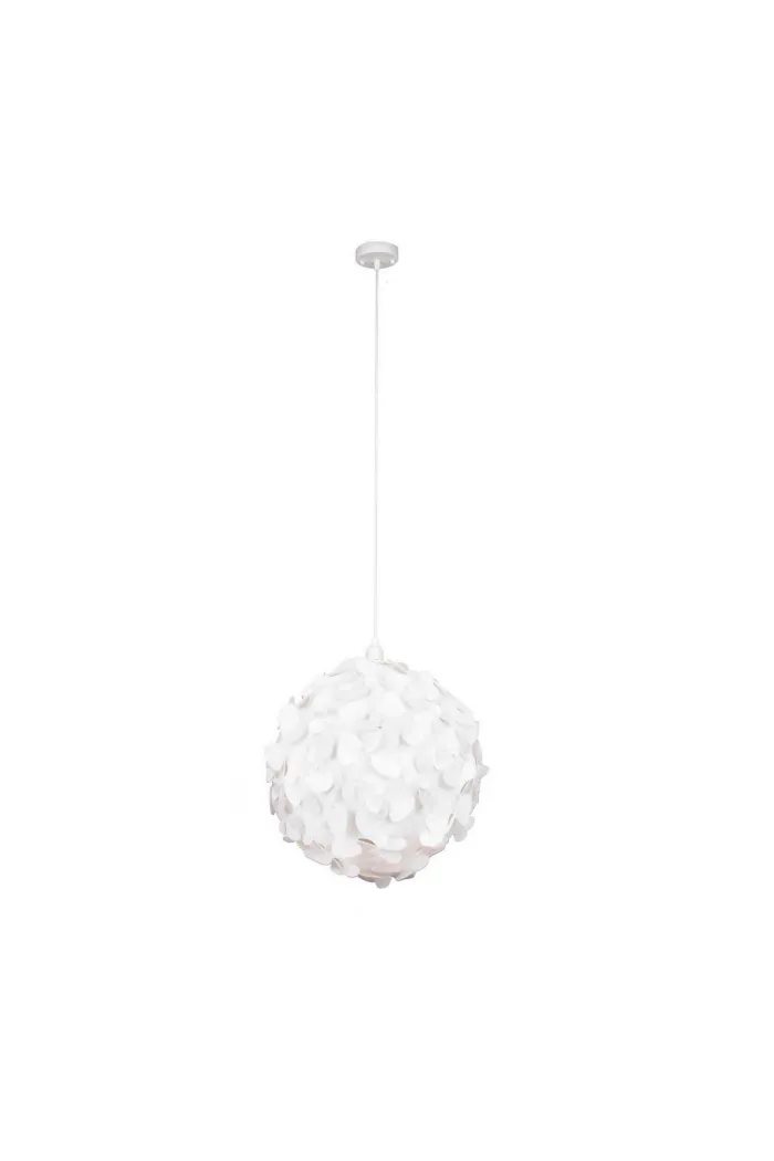 Lámpara de techo en PVC blanco