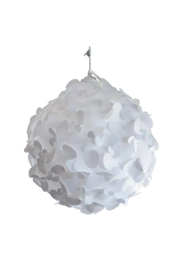 Lámpara de techo en PVC blanco
