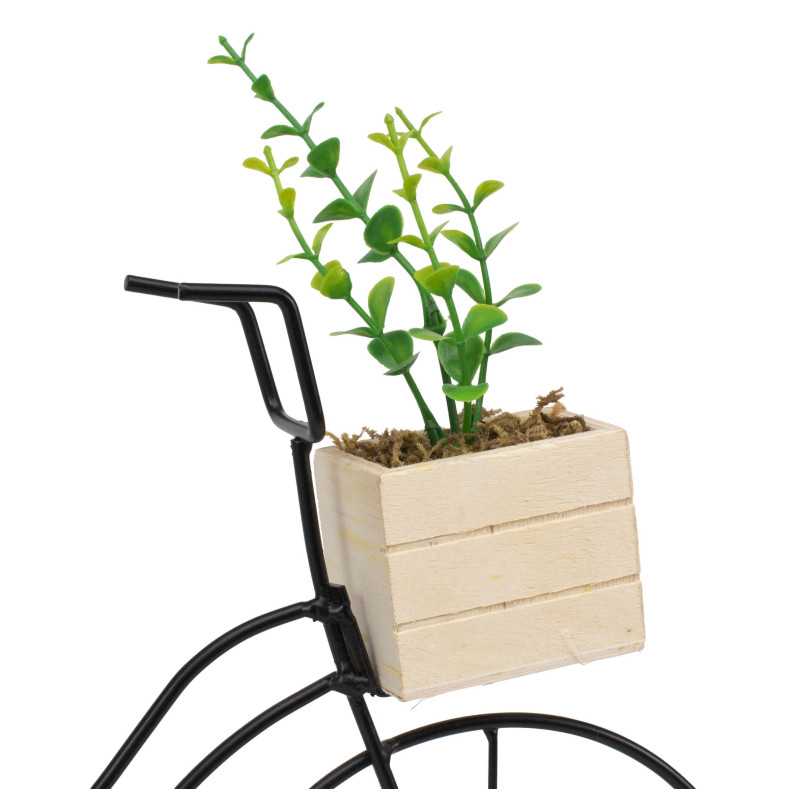 Perchero de pared bicicleta en madera