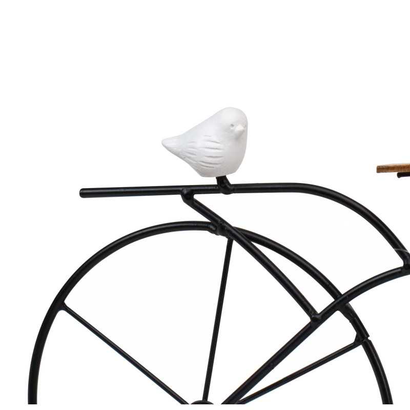 Perchero de pared bicicleta en madera