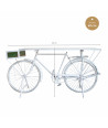 Mesa de madera y hierro - Bicicleta