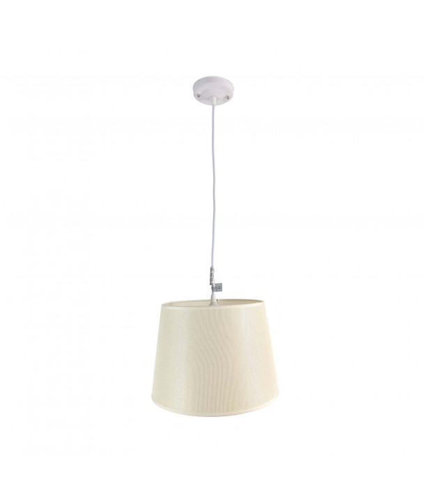Lámpara de techo en tela (Ø30 cm) - Beige