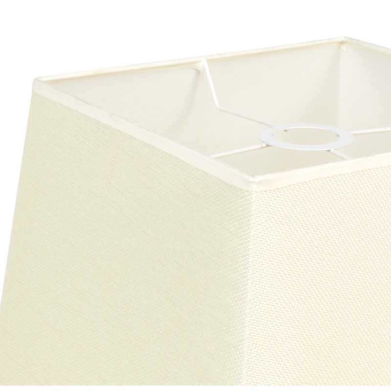 Lámpara de techo en tela (25 x 25 cm) - Beige