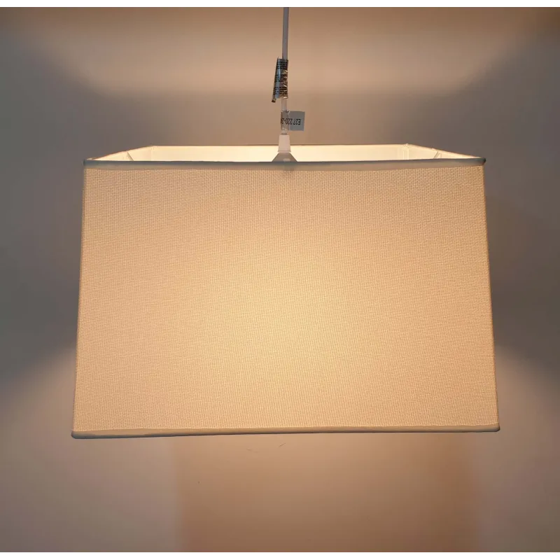 Lámpara de techo en tela (40 x 40 cm) - Beige