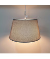 Lámpara de techo en tela (Ø40 cm) - Gris