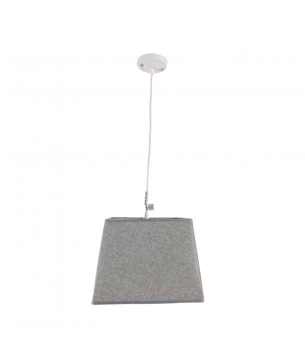 Lámpara de techo en tela (30 x 30 cm) - Gris
