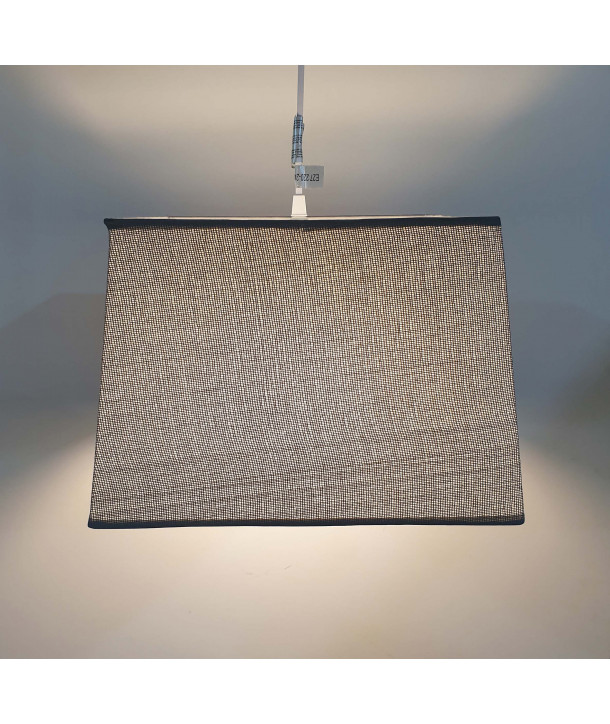 Lámpara de techo en tela (35 x 35 cm) - Gris