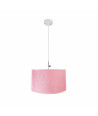 Lámpara de techo en tela (Ø35 cm) - Rosa