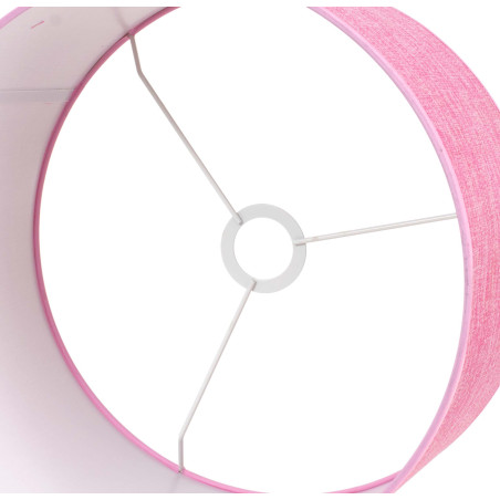 Lámpara de techo en tela (Ø35 cm) - Rosa