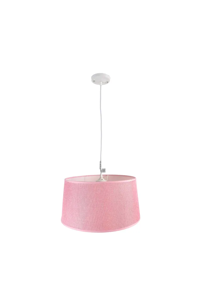 Lámpara de techo en tela (Ø40 cm) - Rosa