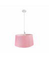 Lámpara de techo en tela (Ø40 cm) - Rosa