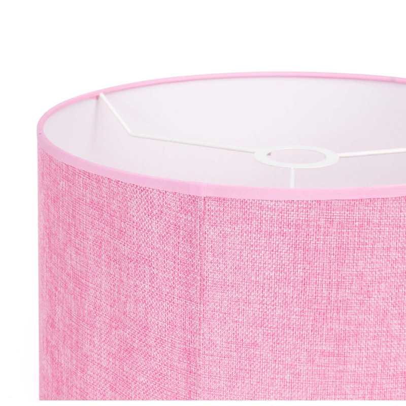 Lámpara de techo en tela (Ø40 cm) - Rosa