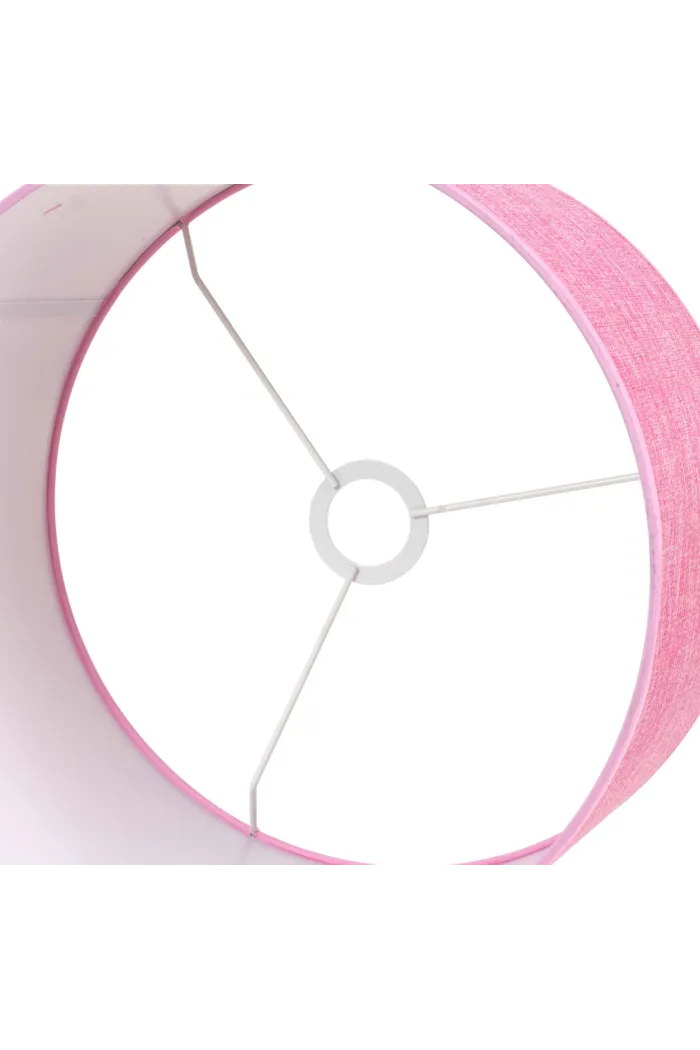 Lámpara de techo en tela (Ø40 cm) - Rosa