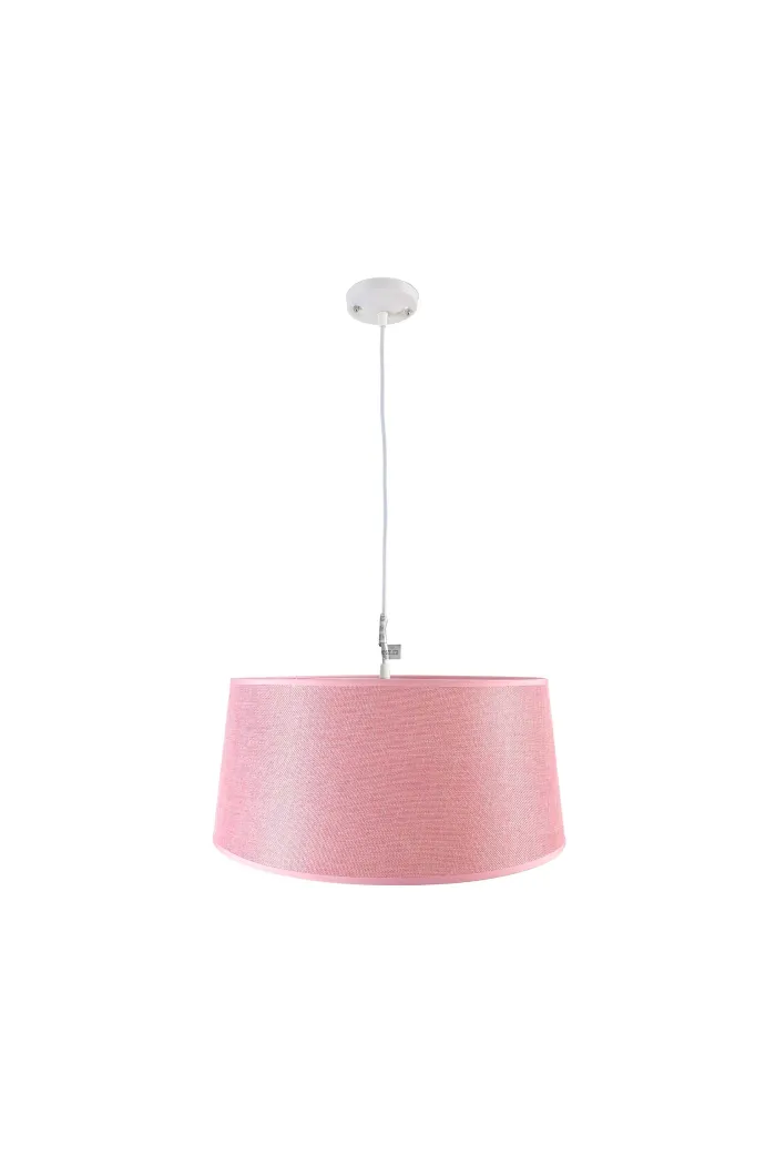 Lámpara de techo en tela (Ø45 cm) - Rosa