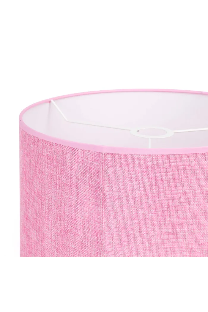 Lámpara de techo en tela (Ø45 cm) - Rosa